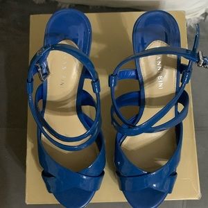 Size 9.5 Gianni Bini patent leather stilettos..